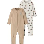 Name it Pijama beige / blanco