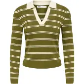 ONLY Jersey 'ONLKaya' oliva / blanco