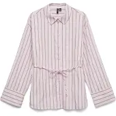 Vero Moda Blusa 'VMGina' chocolate / rosa
