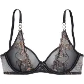 LASCANA Sujetador oro / lila / negro