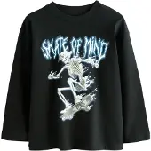Next Camiseta negro