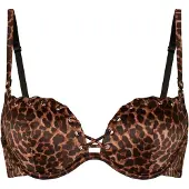 Hunkemoller Sujetador marrón / marrón oscuro