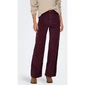ONLY Pantalón 'ONLHOPE' burdeos