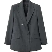 Mango Blazer 'PAU' gris / antracita / negro