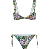 LASCANA Bikini caramelo / verde oscuro / lila / lavanda