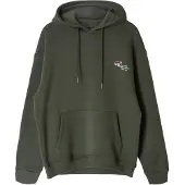 Trendyol Sudadera verde oscuro / naranja / rojo / blanco