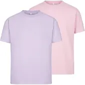 Urban Classics Camiseta lavanda / rosa