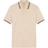 Trendyol Camiseta crema / marrón oscuro