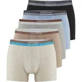 Trendyol Calzoncillo boxer azul claro / brocado / gris / greige / negro