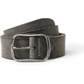 PME Legend Cinturón 'Leather belt' gris oscuro