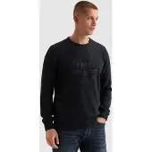 PME Legend Jersey 'Pullover with crewneck and artwork' azul oscuro