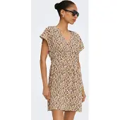 ONLY Vestido 'ONLMette' marrón
