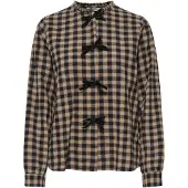 ONLY Blusa 'ONLFrida' marrón claro / negro