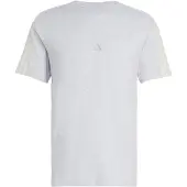 Adidas adidasCAMISETA KIT 3 STRIPES REGULAR XL Light Grey Heather / Off White Hombre