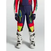Alpinestars Pantalones Fluid Drag Juvenil 2027 Blue Navy Fire Red White, Talla: 30