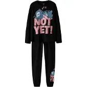 Name it Pijama 'NKFAnda Stitch' azul paloma / altrosa / negro