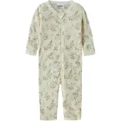 Name it Pijama 'NBFWANG' oliva / rosa pastel / blanco