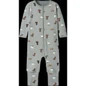 Name it Pijama marrón / jade / blanco