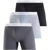 Copenhagen Studios Calzoncillo boxer antracita / gris oscuro / gris moteado / blanco