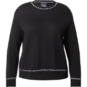Marina Rinaldi Jersey 'PULVINO' negro / blanco