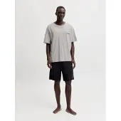 Jack & Jones Pijama corto 'JACEverest' gris / negro