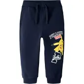 Name It Mini Pantalón 'NMMJosef Pokemon' navy / amarillo / blanco