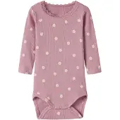 Name it Pijama entero/body 'NBFLAUREL' crema / verde / malva