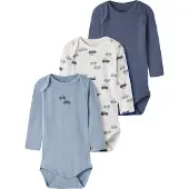 Name it Pijama entero/body zafiro / azul claro / menta / offwhite