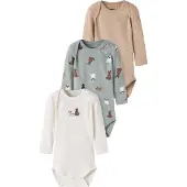 Name it Pijama entero/body camelo / marrón / jade / offwhite