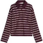 Marc o'polo DENIM Camiseta rojo vino / blanco lana