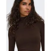 ONLY Camiseta 'ONLGLAMOUR' chocolate