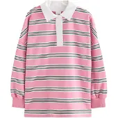 Next Camiseta pino / rosa / pitaya / blanco