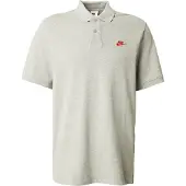 Nike Camiseta 'CLUB' gris claro / rojo vivo