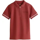 Next Camiseta rojo cereza / blanco