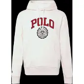 Ralph Lauren Sudadera 'SEASONAL FLEECE' navy / granadina / blanco