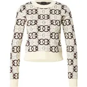 Pinko Jersey marfil / marrón