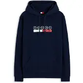 Tommy Hilfiger Sudadera 'DNA PLAY' azul oscuro / rojo / blanco