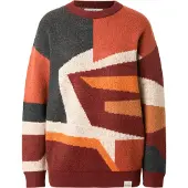 Iriedaily Jersey 'Fady' beige claro / verde oscuro / langosta / rojo fuego
