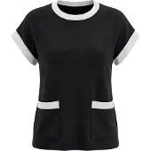 Faina Blusa negro