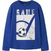 Name it Camiseta 'NKMVUX' azul / negro / blanco