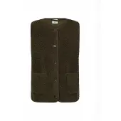 Wasabi Concept Chaleco ' WA-NETTIE ' verde oscuro