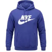 Nike Sudadera 'CLUB' azul real / blanco