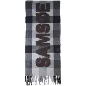 Samsøe & Samsøe Chal gris / gris oscuro / negro