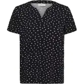 Kaffe Camiseta 'KABella' negro / offwhite
