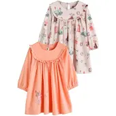 Next Camiseta de noche 'Mouse' beige / naranja / rosa