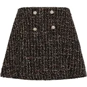 Faina Falda 'Festive Collection' beige / rojo claro / negro