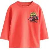 Next Camiseta azul real / amarillo / gris claro / rojo claro