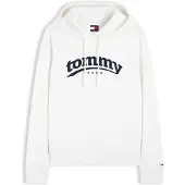 Tommy Hilfiger Sudadera 'ESS' negro / blanco