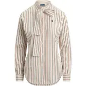 Ralph Lauren Blusa crema / rojo / negro