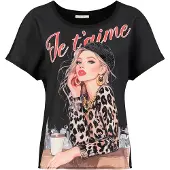 Key Largo Camiseta 'Femme' negro